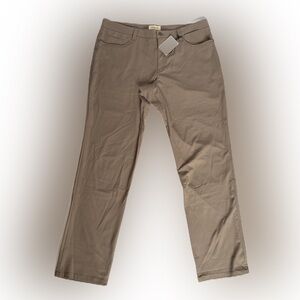 Rye 51 The Voyager Techknit 5 Pocket Pant Size 38 Taupe NWT